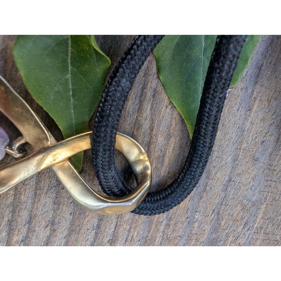 Vintage Amethyst Necklace: Mystical Bohemian Necklace - Picture 12 of 13